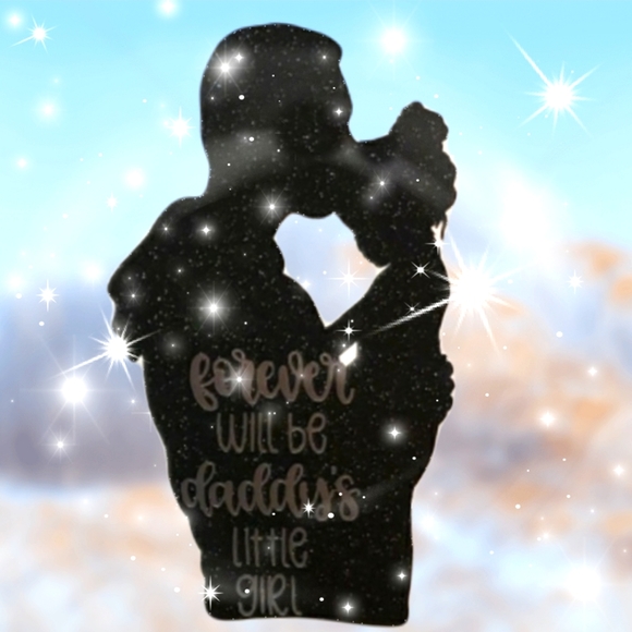 ❤❤ Custom canvas father & daughter "Forever will be daddy's little girl" - Picture 3 of 11